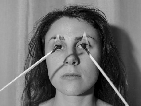 Patricia Voulgaris - Amina with Flames, 2024