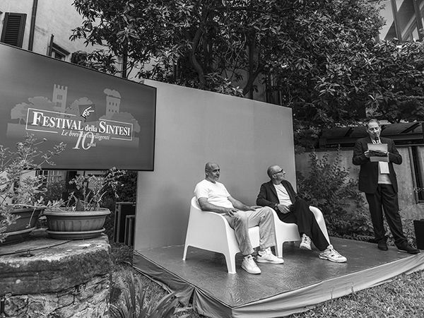 Filippo Tincolini in Lucca for the "Festival della Sintesi"