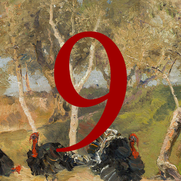 Marie Egner, Truthähne im Olivenhain