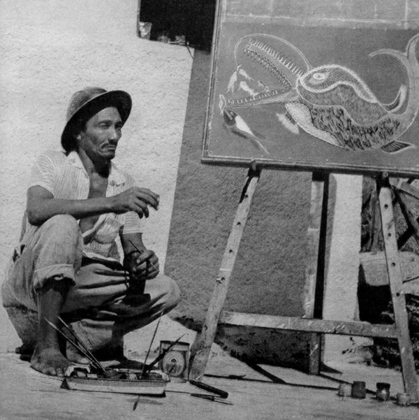 Chico da Silva (Francisco Domingos da Silva) - Peixes, 1966