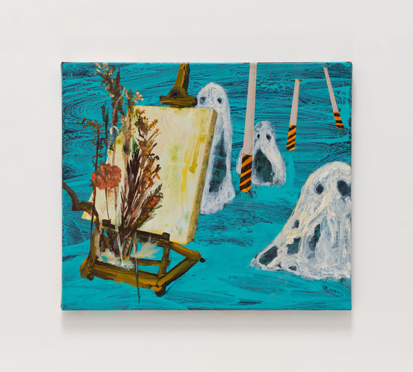 Cai Ruei Heng Tattered Ghost 2023 Acrylic On Canvas 53 X 45 Cm