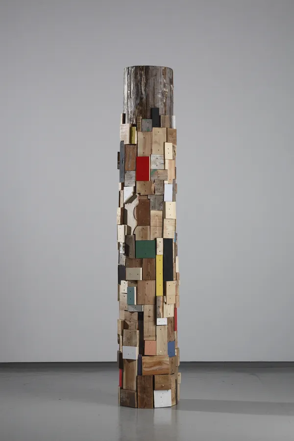 Kishio Suga 2010 2011 Wood Acrylic 201 0 X Diam 35 0 Cm