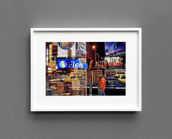 Philippe Garner, Times Square, New York, Evening, December 2000