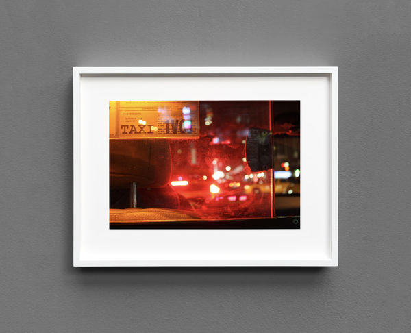 Philippe Garner, In a Cab, New York, October 2009