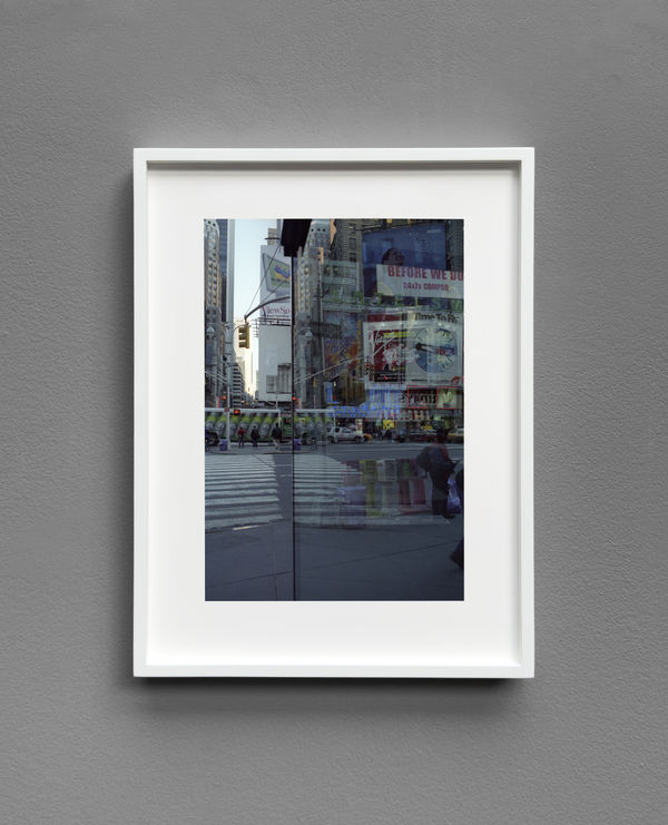 Philippe Garner, Street and reflections, New York , January 2001