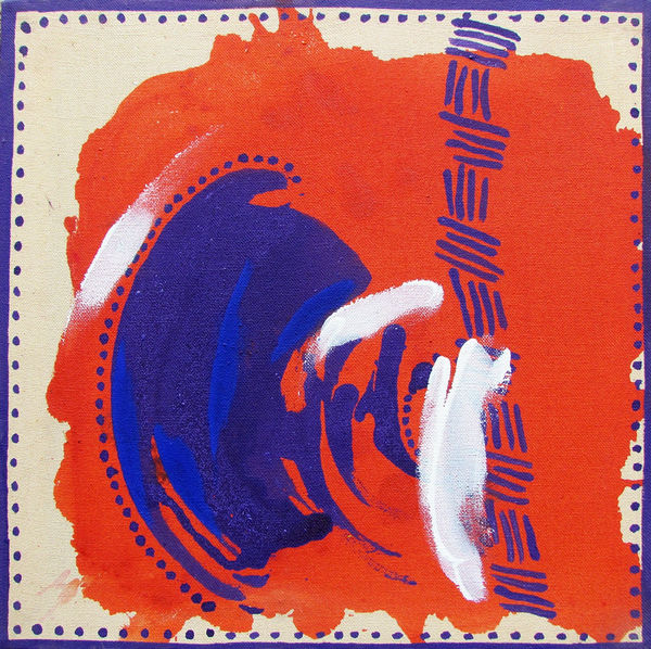 Tamrat Gezahegn Adorn Nude Iii Acrylic On Canvas 40Cmx40Cm 2015