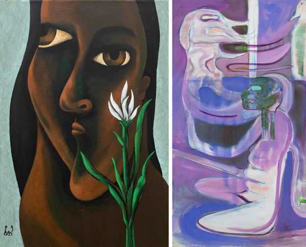 A dual presentation of Souad Abdelrassoul and Sujay Shah by Circle Art Gallery at Cape Town Art Fair