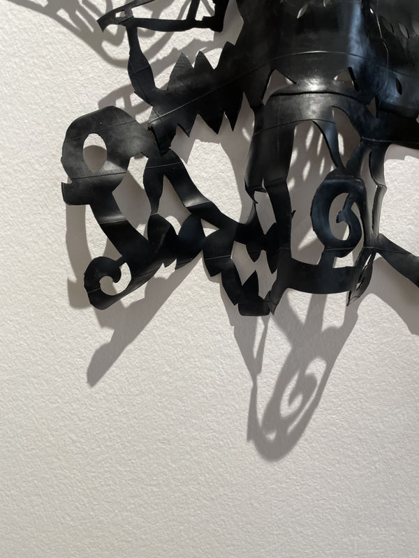 akka project, venice, dubai, art gallery, contemporary africa, african, akaa fair, paris, 2023, alexandre kyungu, democratic republic of congo, panafrica, continent, installation, rubber