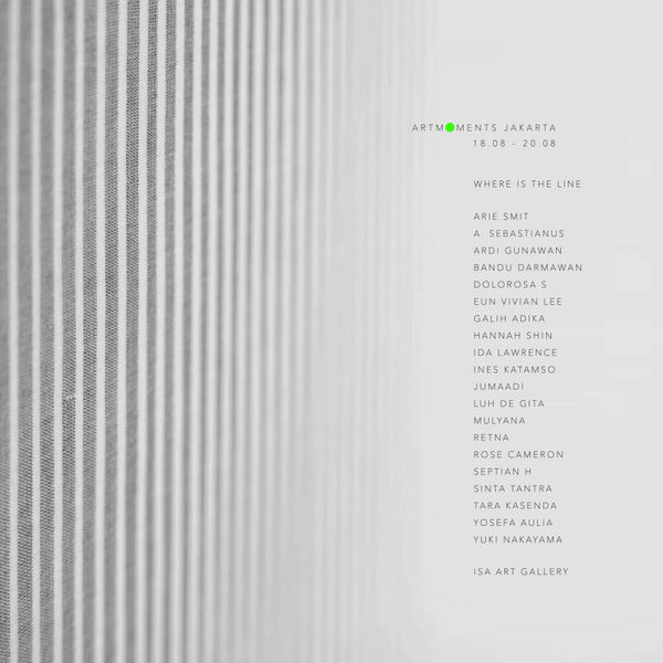 Where is the line? ARTMOMENTS JAKARTA