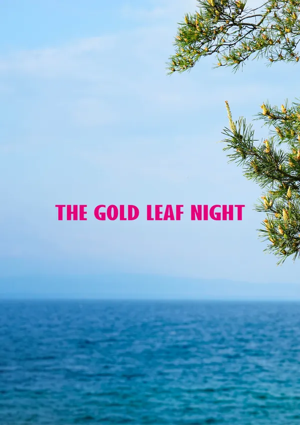 book cover for the exhibition catalogue published by La Gabrielle Fine Arts SA for its exhibition THE GOLD LEAF NIGHT