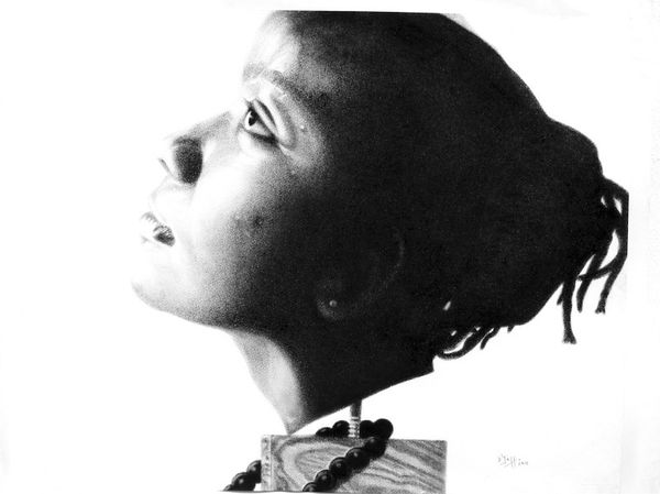 Jefferson Jonahan The Hopeful 2011 Pastel 54 x 76cm