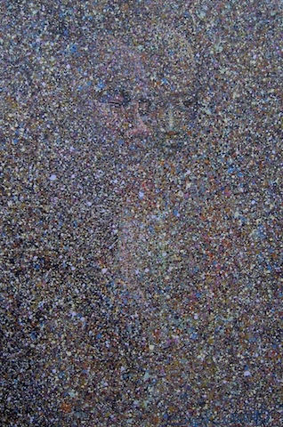 Chidi Kwubiri The Unknown 2010 Acrylic on paper 180 x 130cm