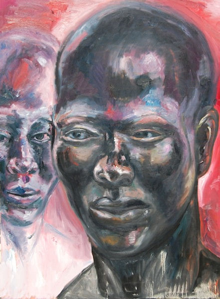 Oliver Enwonwu Framed 2011 Oil on canvas 120 x 90cm