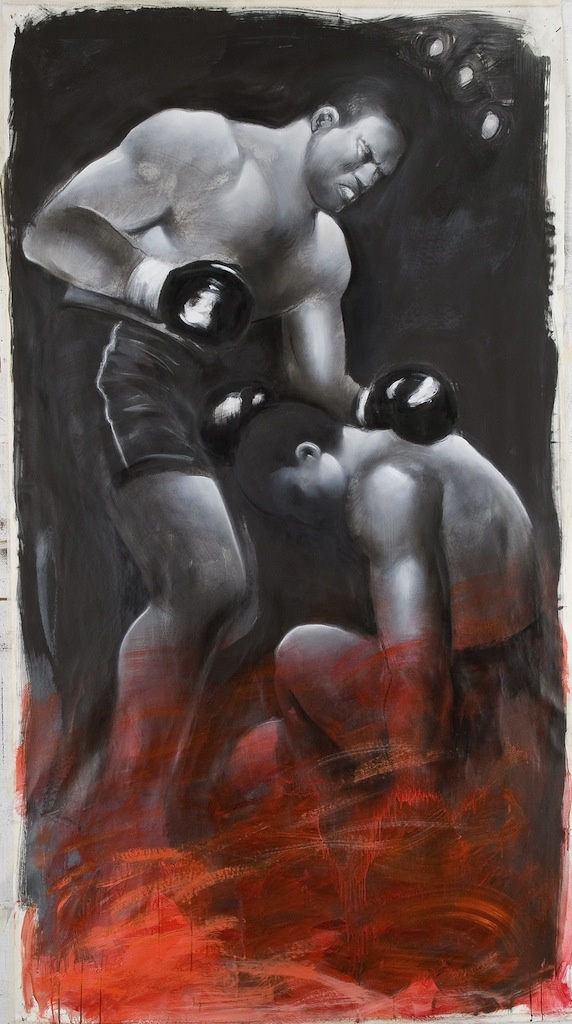 Stefania Fabrizi Gabriele 2007 Oil on canvas 200 x 100cm