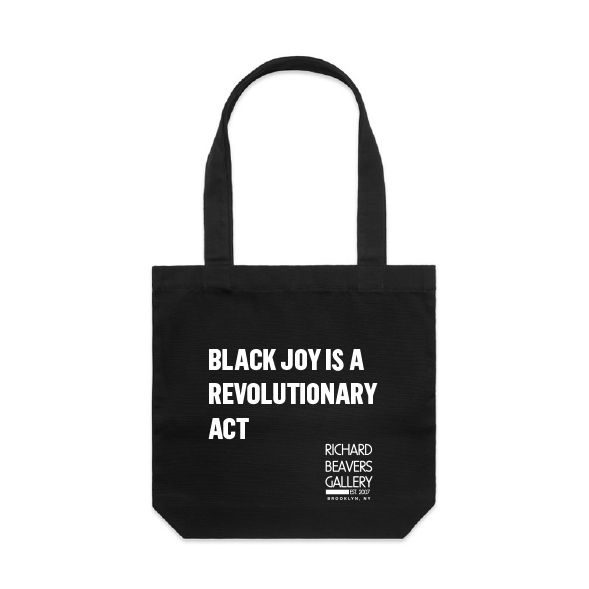 Back "Black Joy Is A Revolutionary Act" Tote Bag