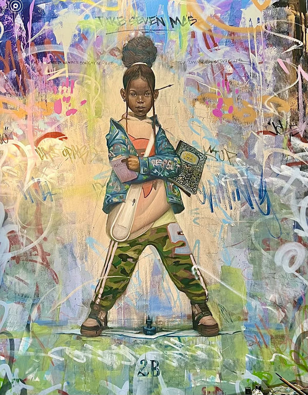 Frank Morrison, Pen and Ink, 2022