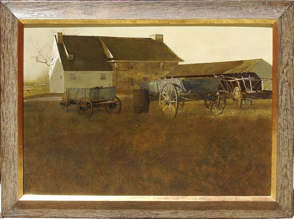 Andrew Wyeth Marsh Hawk, 1964 Tempera on masonite 30 ½ x 45 inches