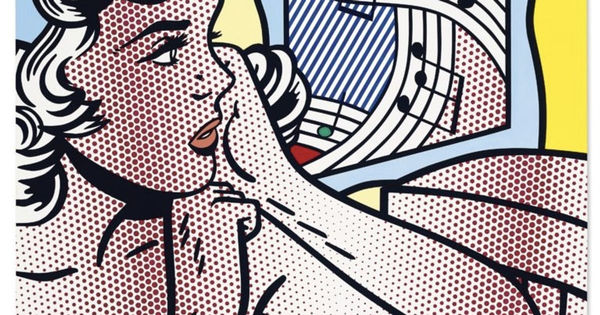 Roy Lichtenstein, Nude with Joyous Painting, 1994