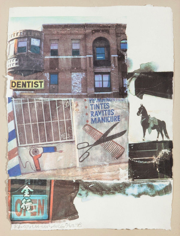 Robert Rauschenberg's Works in New York and California