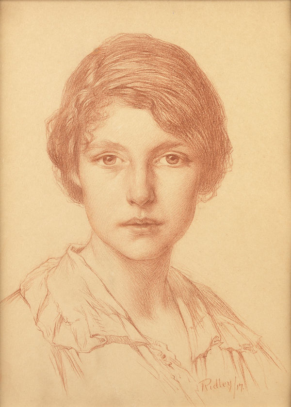 Edward Ridley (1883-1946) A Young Woman