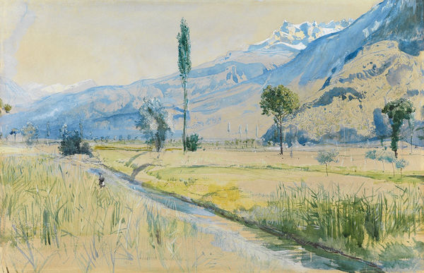 JOHN WILLIAM INCHBOLD (1830-1888) Vouvri, Switzerland