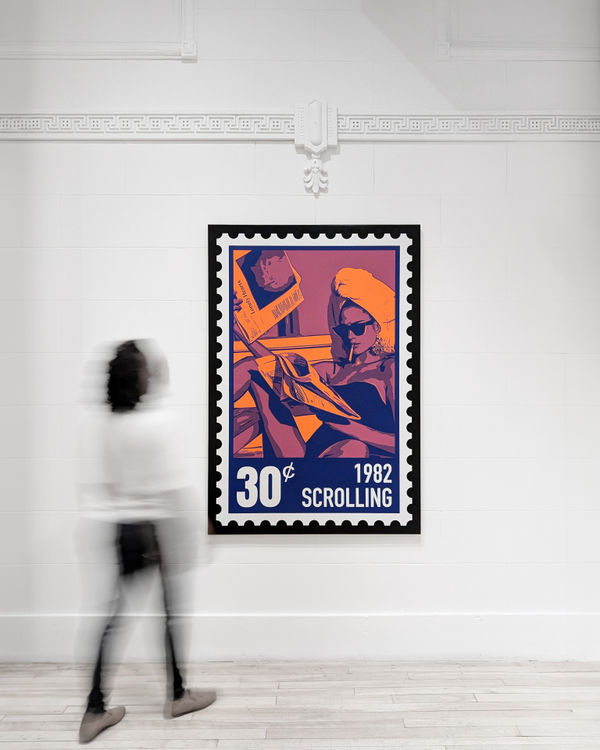 Galerieleroyer Joecurtis Scrollingthoughtime Installshots6