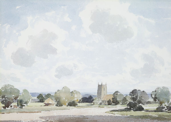 A.C. Leighton - Lake Magog, Mt. Assiniboine, c 1930