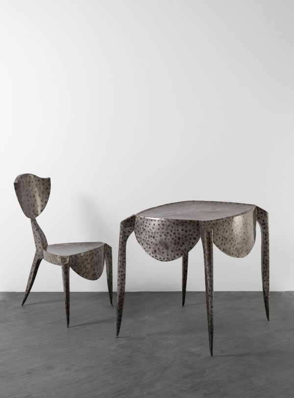 André Dubreuil, "Paris" desk and chair, 1988