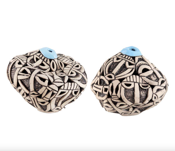 Djakou Kassi Natalie Euphoria 3, 2025 Glazed clay 27 x 29 cm