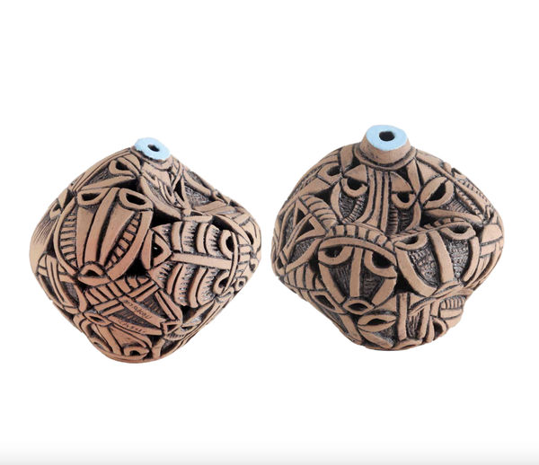 Djakou Kassi Natalie Euphoria 2, 2025 Glazed clay 27 x 29 cm