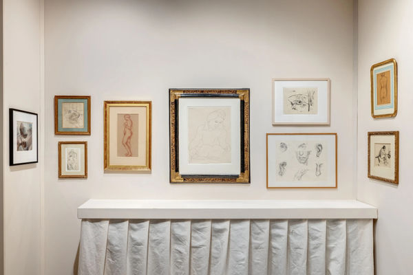 Salon du Dessin 2024 - stand Galerie Dina Vierny Palais Brongniart, Paris