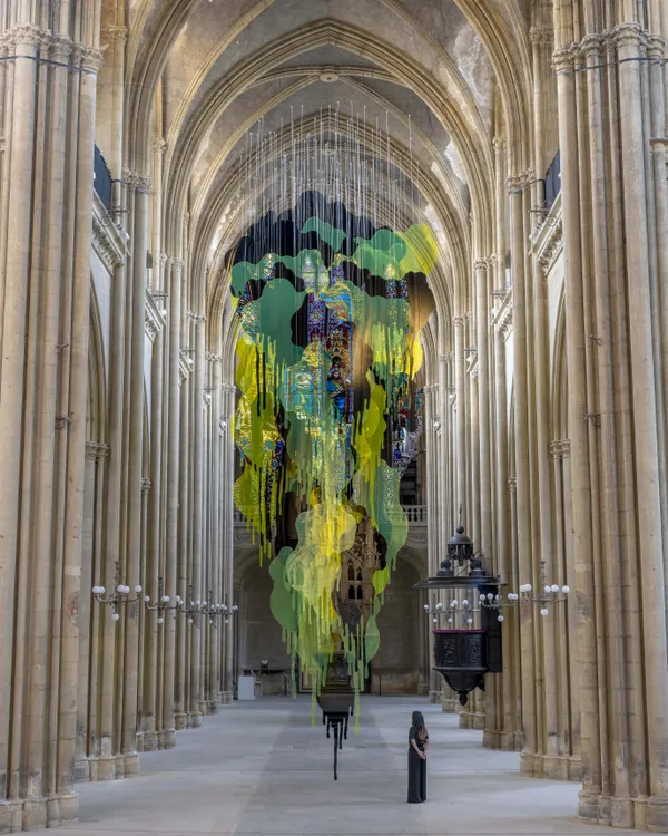 Valentina Canseco Paysage immatériel - Constellations Art Festival, Saint-Vincent Basilica, Metz