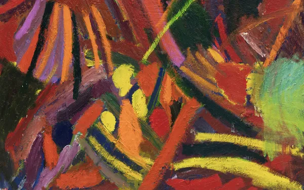 Gene A'Hern, Dawn Chorus Series (2025), oil on canvas, framed, 150 x 124 cm / 59 x 48 7/8 in