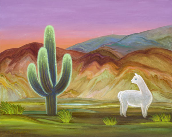 Painting by Korean artist Kyenam