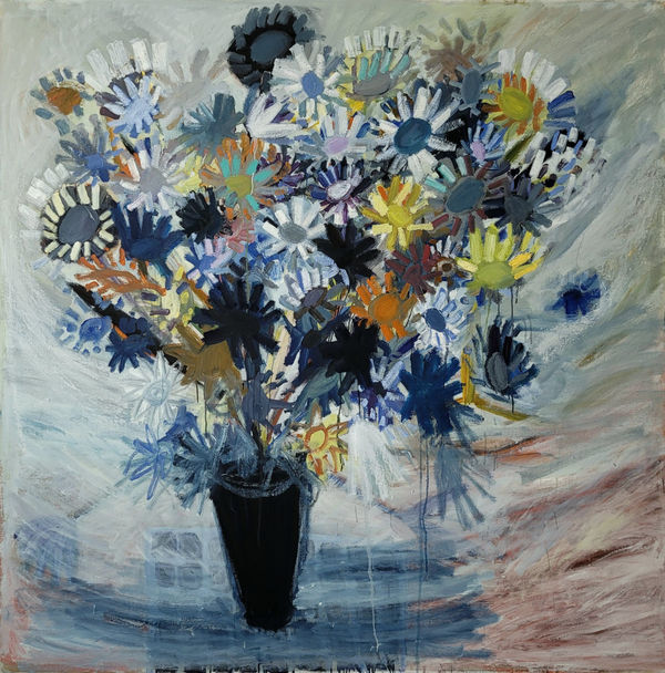 Gerben Mulder Painting Full Bloom 2022 200X200Cm