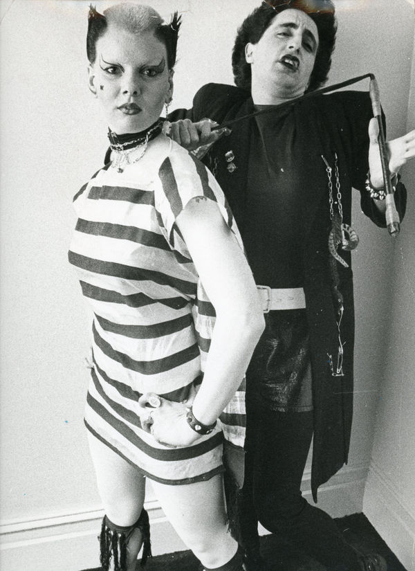 Ray Stevenson, Soo Catwoman and Philip Salon, St James Apartment, 1976