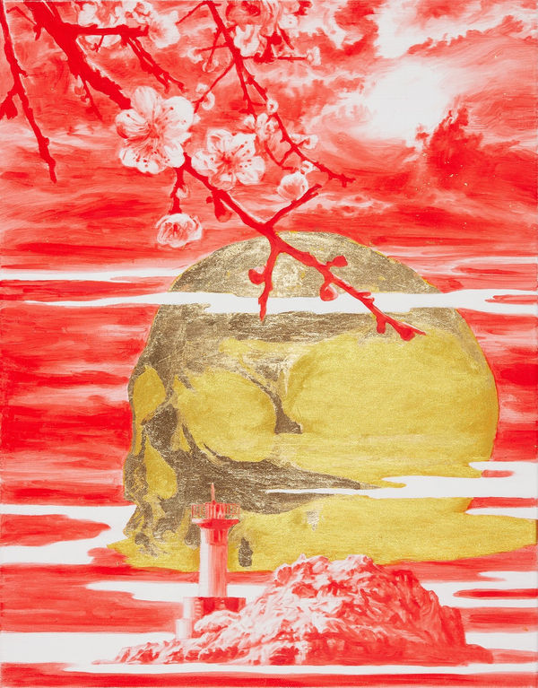 sAEhyun lee Beyond Red-021AUG04, 2021 Oil on Linen 40.9cm x 31.8cm