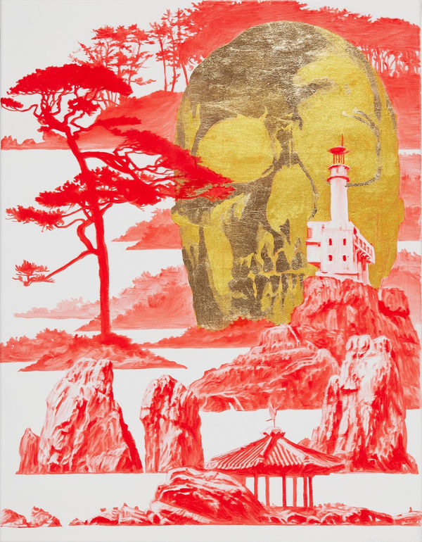 SAEHYUN LEE Beyond Red-021AUG05, 2021 Oil on Linen 40.9cm x 31.8cm