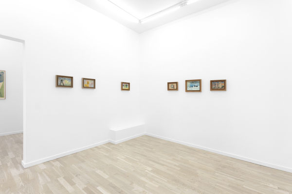 Installation view from "Shallow Depths" at OTP Copenhagen, 2022.