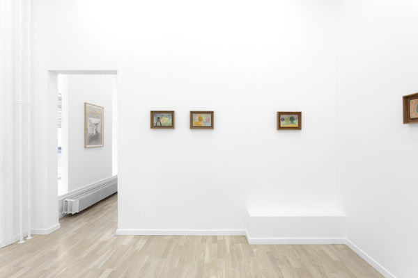 Installation view from "Shallow Depths" at OTP Copenhagen, 2022.