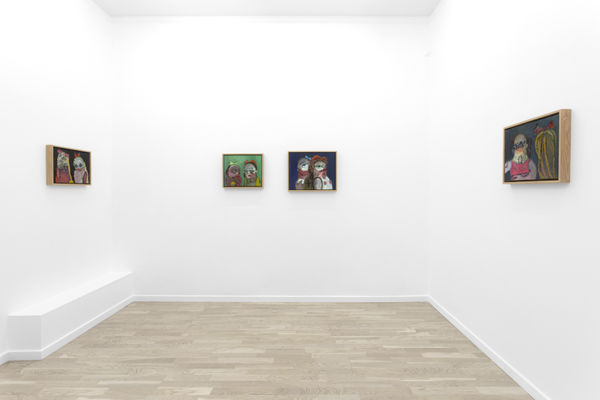 Installation view from "DOUBLE PORTRAITS" at OTP Copenhagen, 2022.