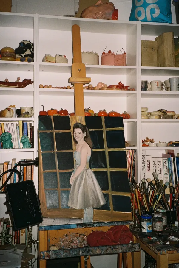 Erica Eyres studio visit in Glasgow Art Map