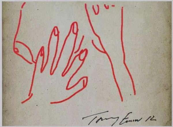 Tracey Emin, iPad sketch 2012 no.4 signed, 2012