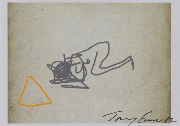 Tracey Emin, iPad Sketch, The Art Car Boot Sale, 2012