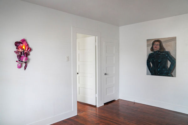 Installation view, JUST FRIENDS, 2023. McLennon Pen Co. Gallery, Austin