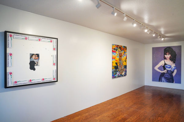 Installation view, JUST FRIENDS, 2023. McLennon Pen Co. Gallery, Austin