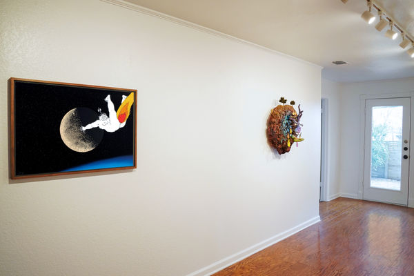 Installation view, JUST FRIENDS, 2023. McLennon Pen Co. Gallery, Austin