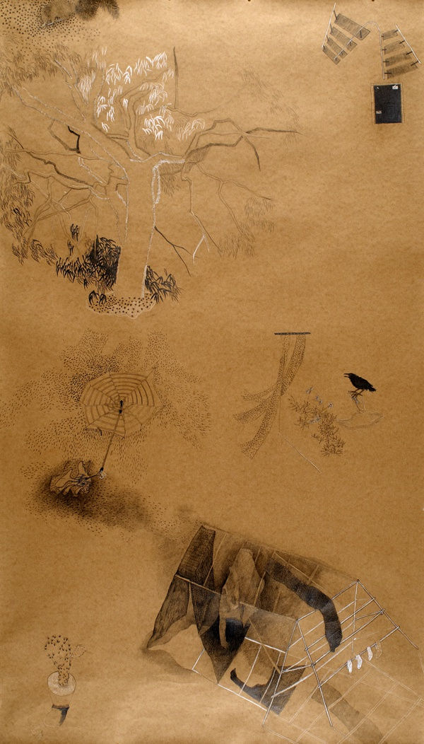 Li Wenmin Cactus 200 X 114Cm 2006