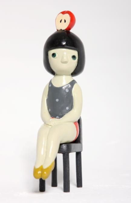Ikumi Nagasawa Looking For The Other Half Grey Frp Wood 22X5X12Cm