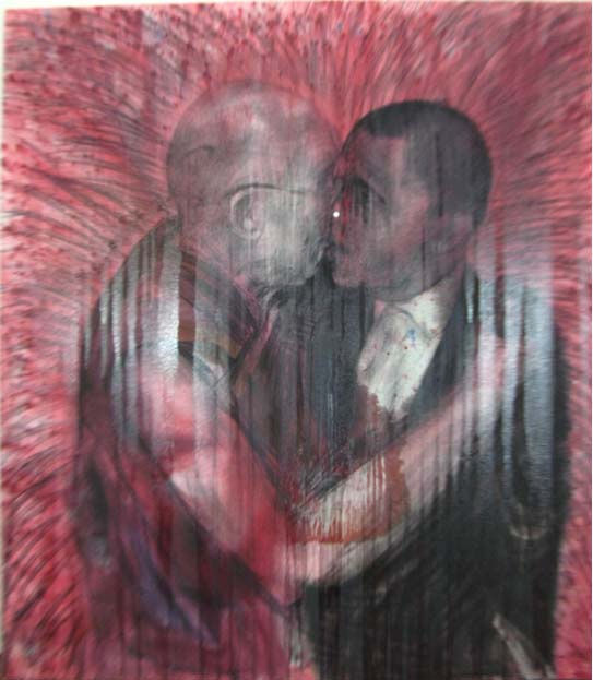 Zhou Yilun Never Had Never Acrylic Charcoal Varnish On Canvas 160X180Cm 2010